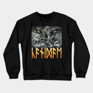 wolf of war Crewneck Sweatshirt